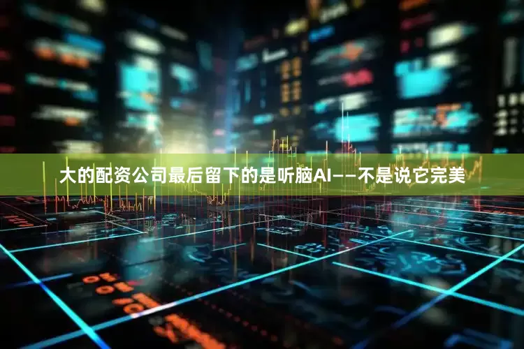 大的配资公司最后留下的是听脑AI——不是说它完美